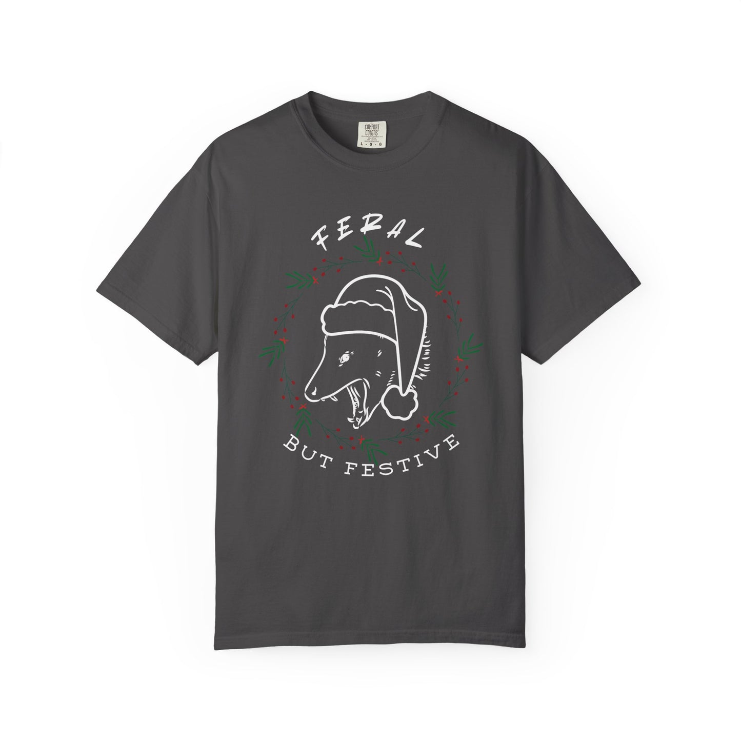 Feral but Festive Comfort Colors Tee