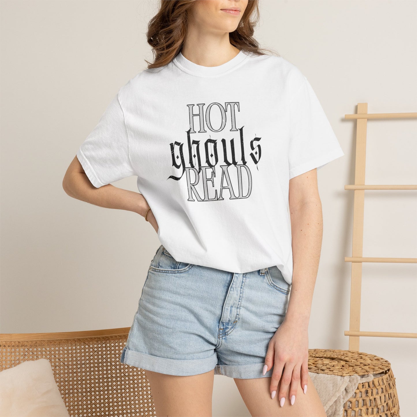 Hot Ghouls Read Tee