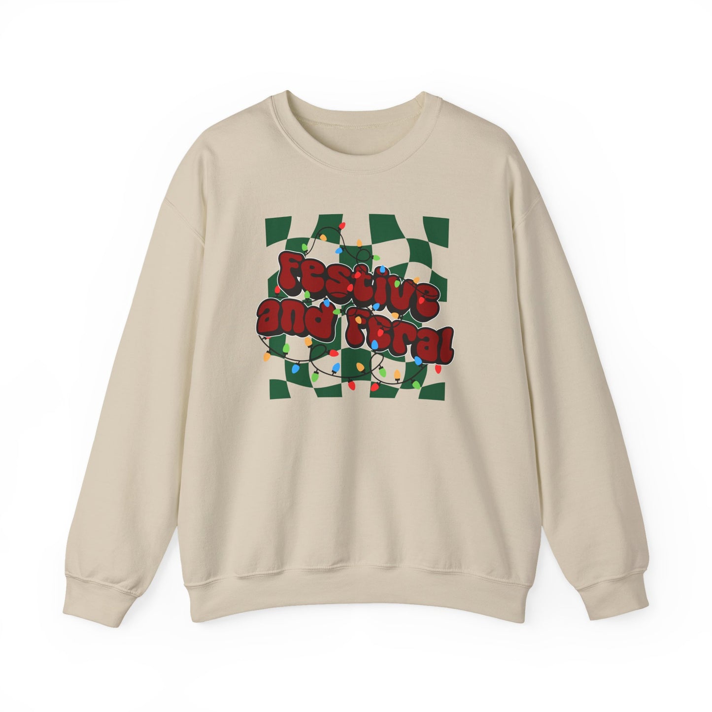 Festive and Feral Crewneck
