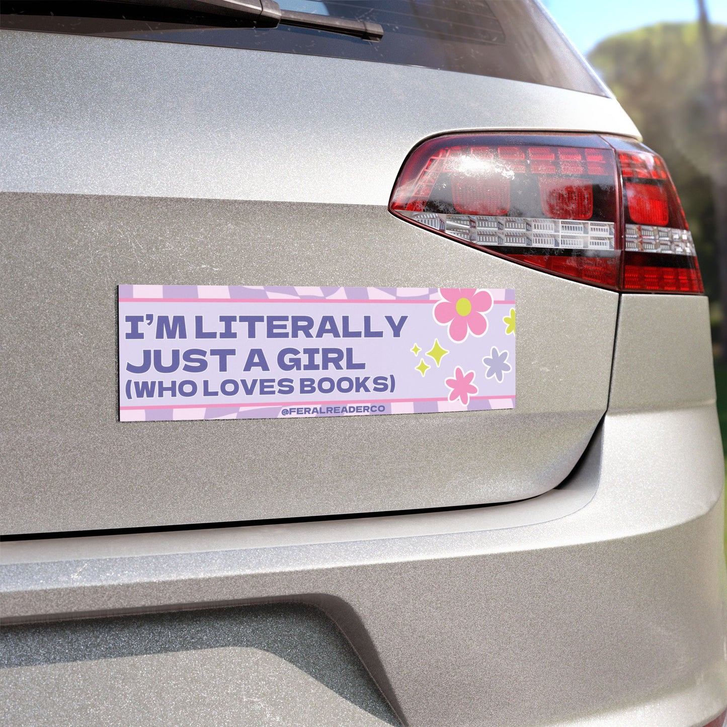 Just a Girl Car Magnet