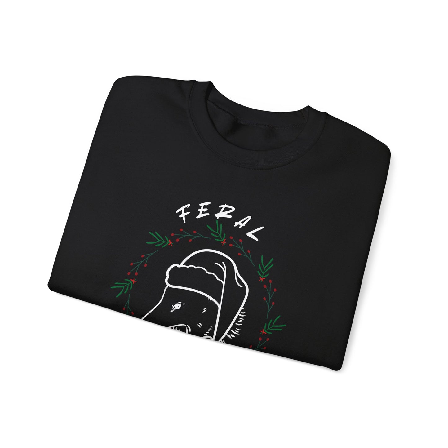 Feral but Festive Crewneck