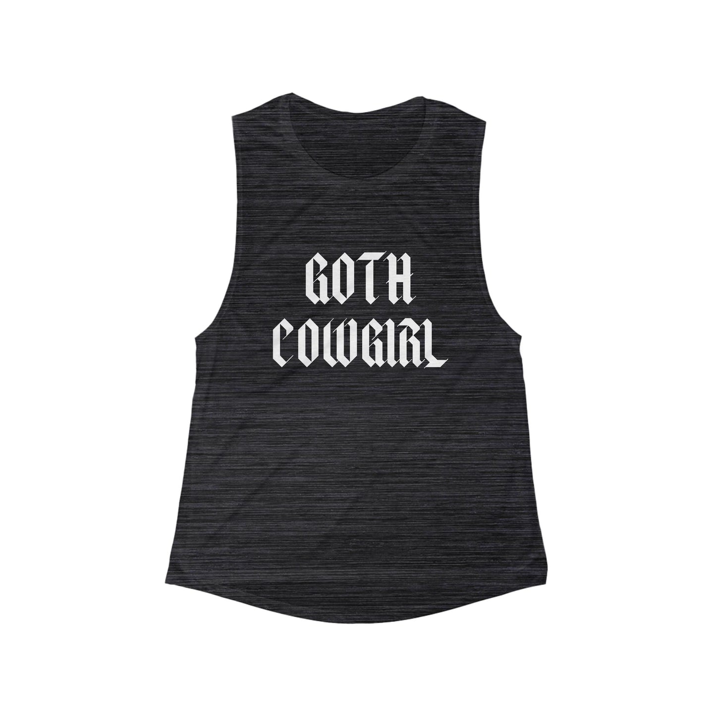 Goth Cowgirl Muscle Tank