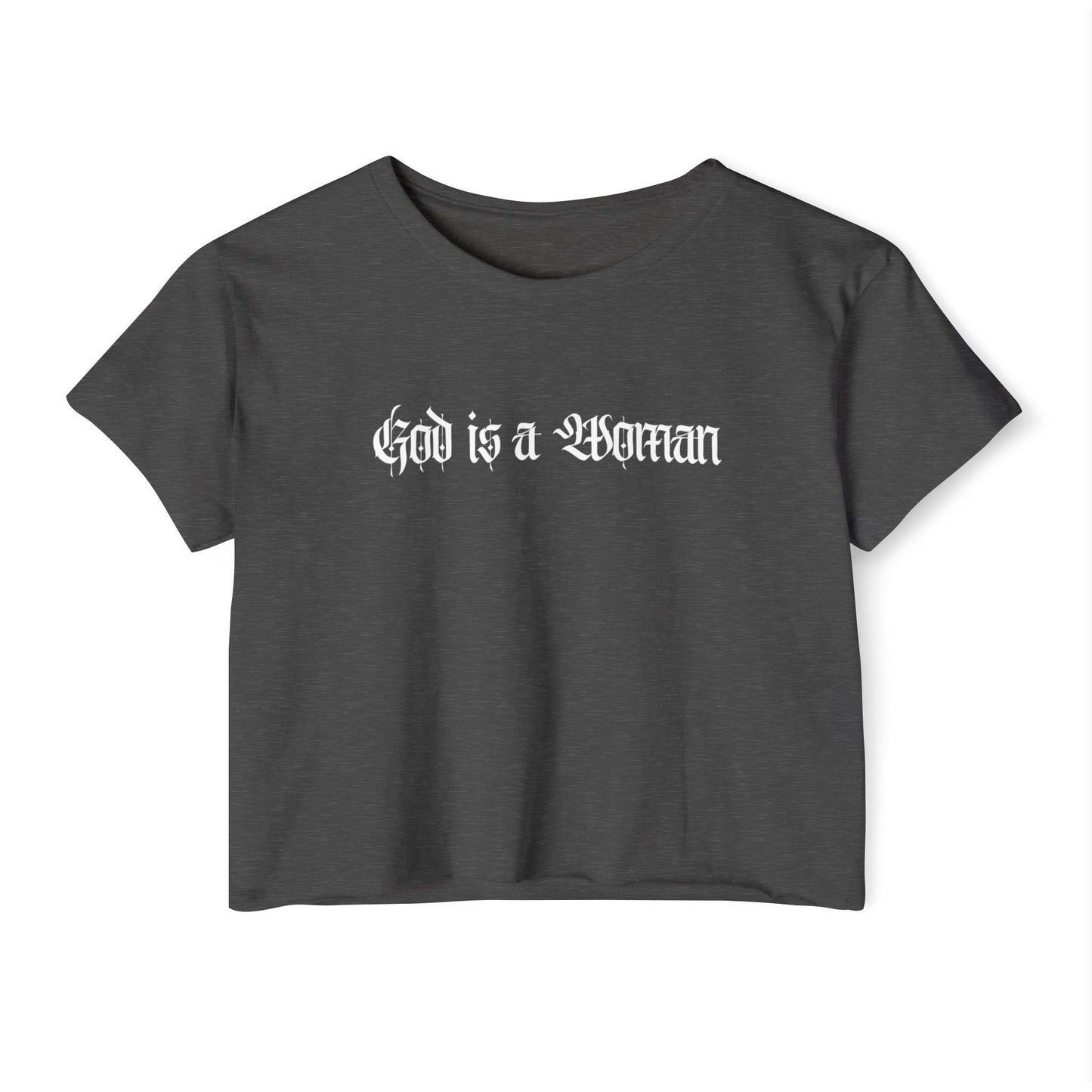 God is a Woman Crop Top