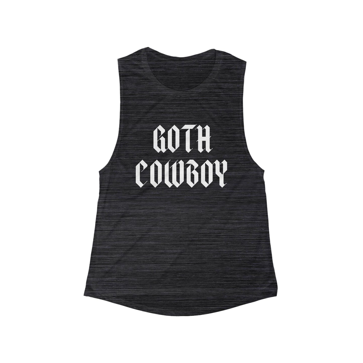 Goth Cowboy Muscle Tank