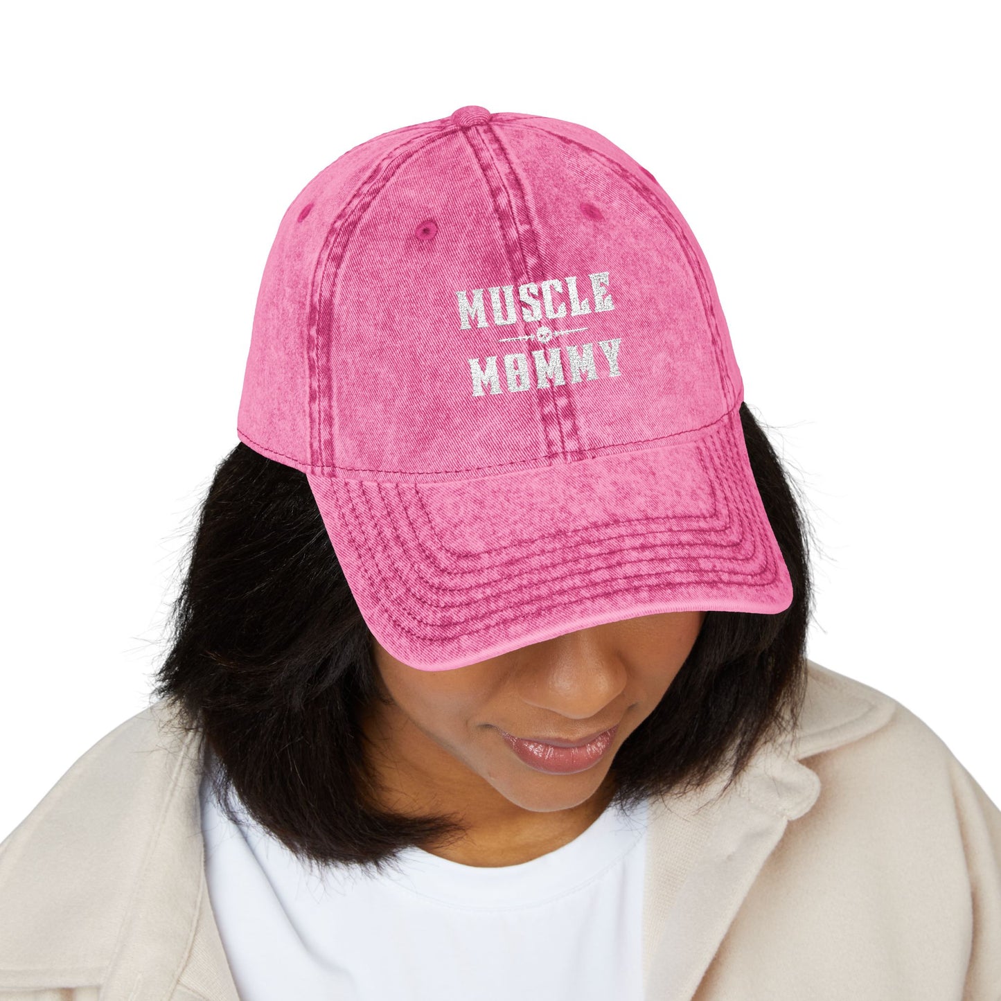 Muscle Mommy Vintage Hat (Embroidery)