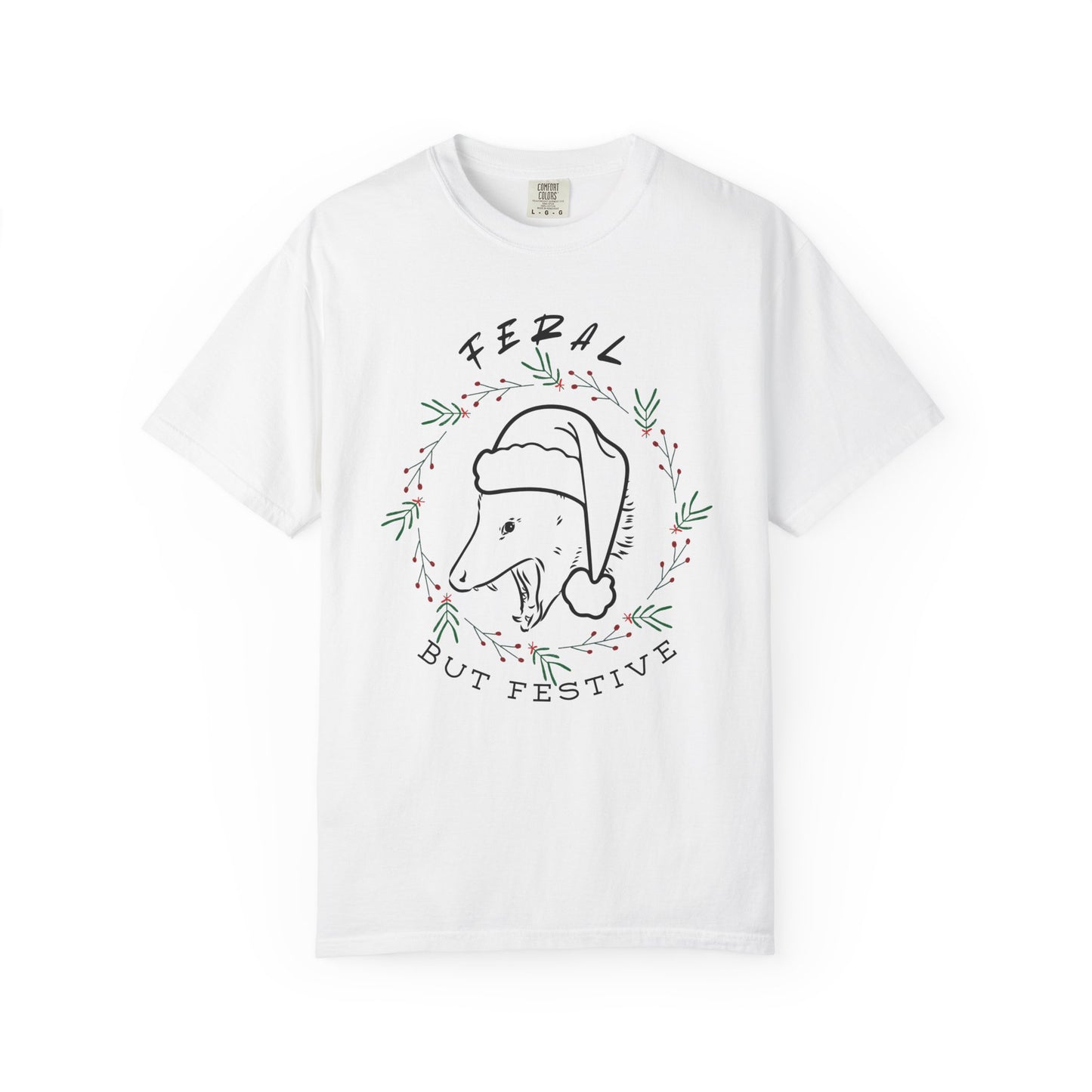 Feral but Festive Comfort Colors Tee