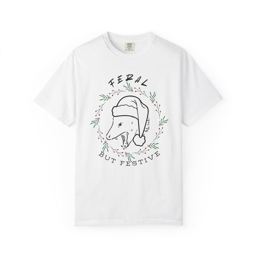 Feral but Festive Comfort Colors Tee