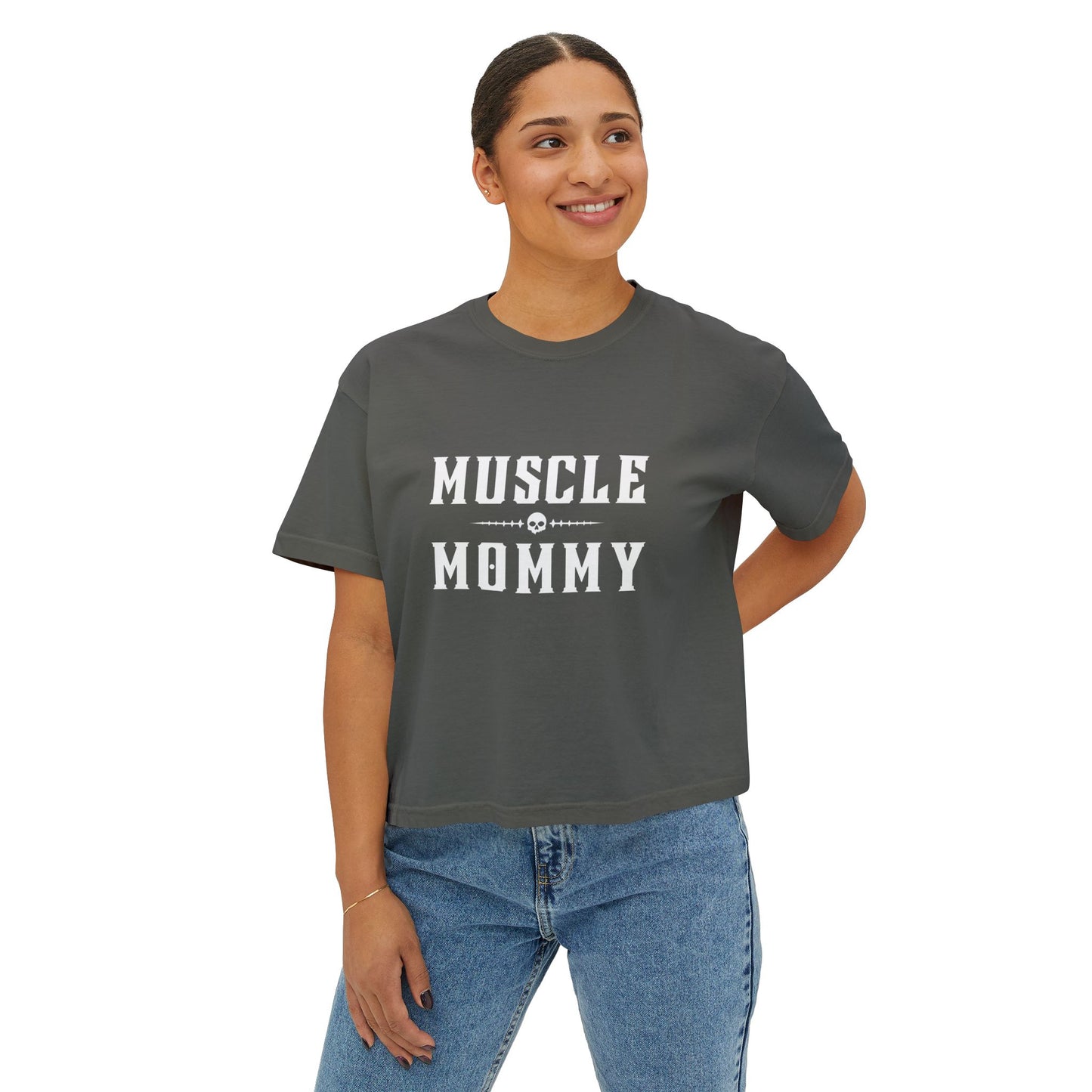 Muscle Mommy Boxy Tee