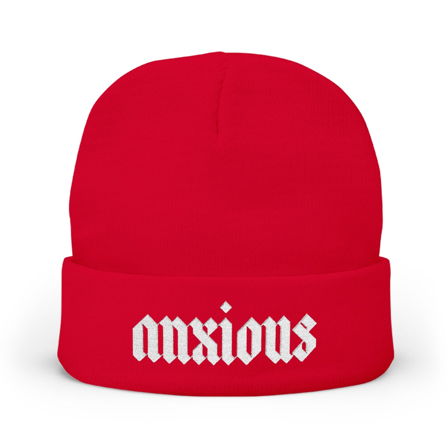 Anxious Beanie (Embroidery)