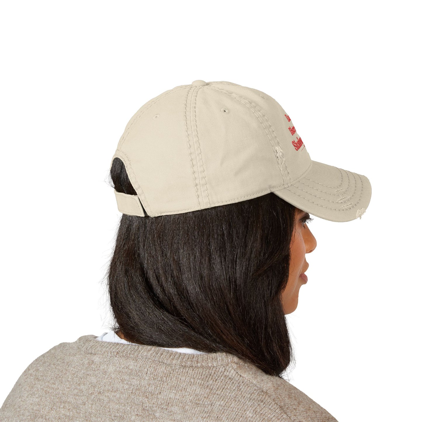 Distracted by Shadow Daddies Distressed Hat (Embroidery)