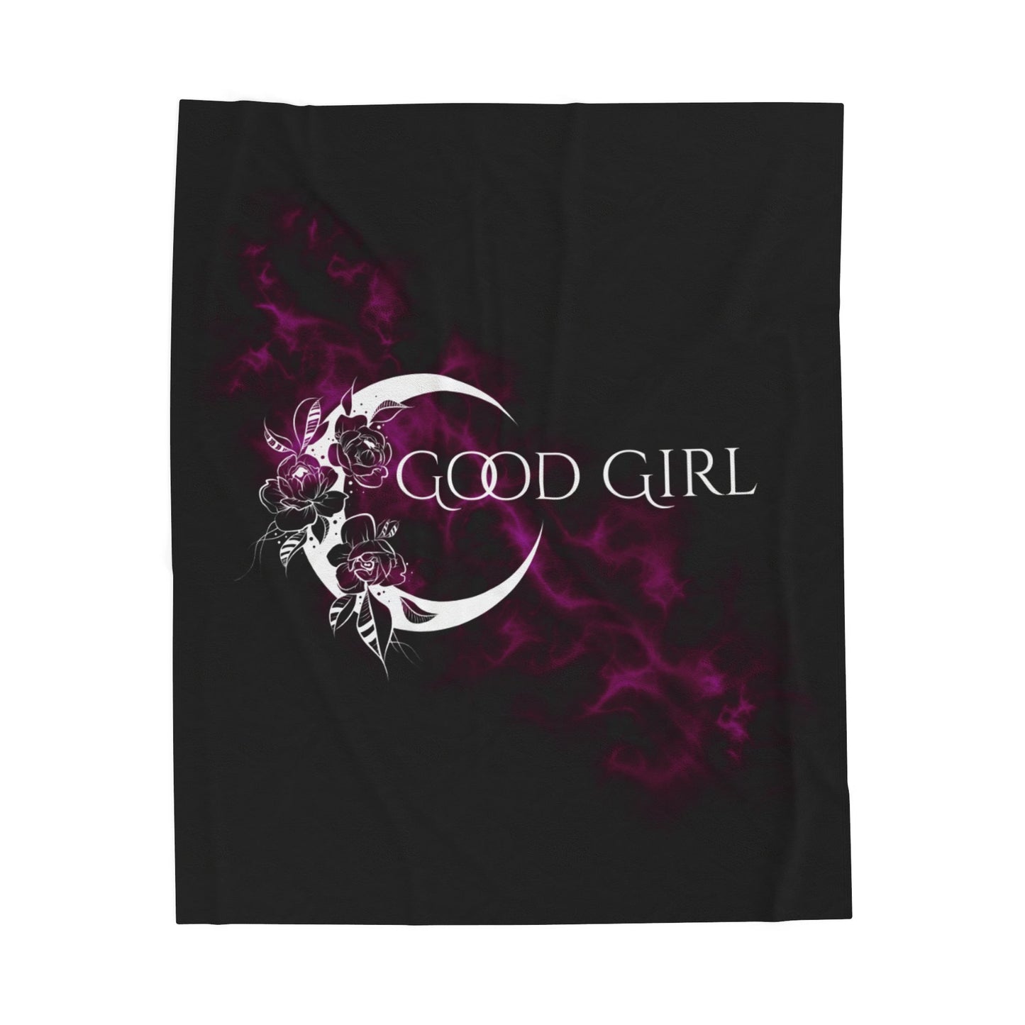 Side of the Moon Velveteen Plush Blanket