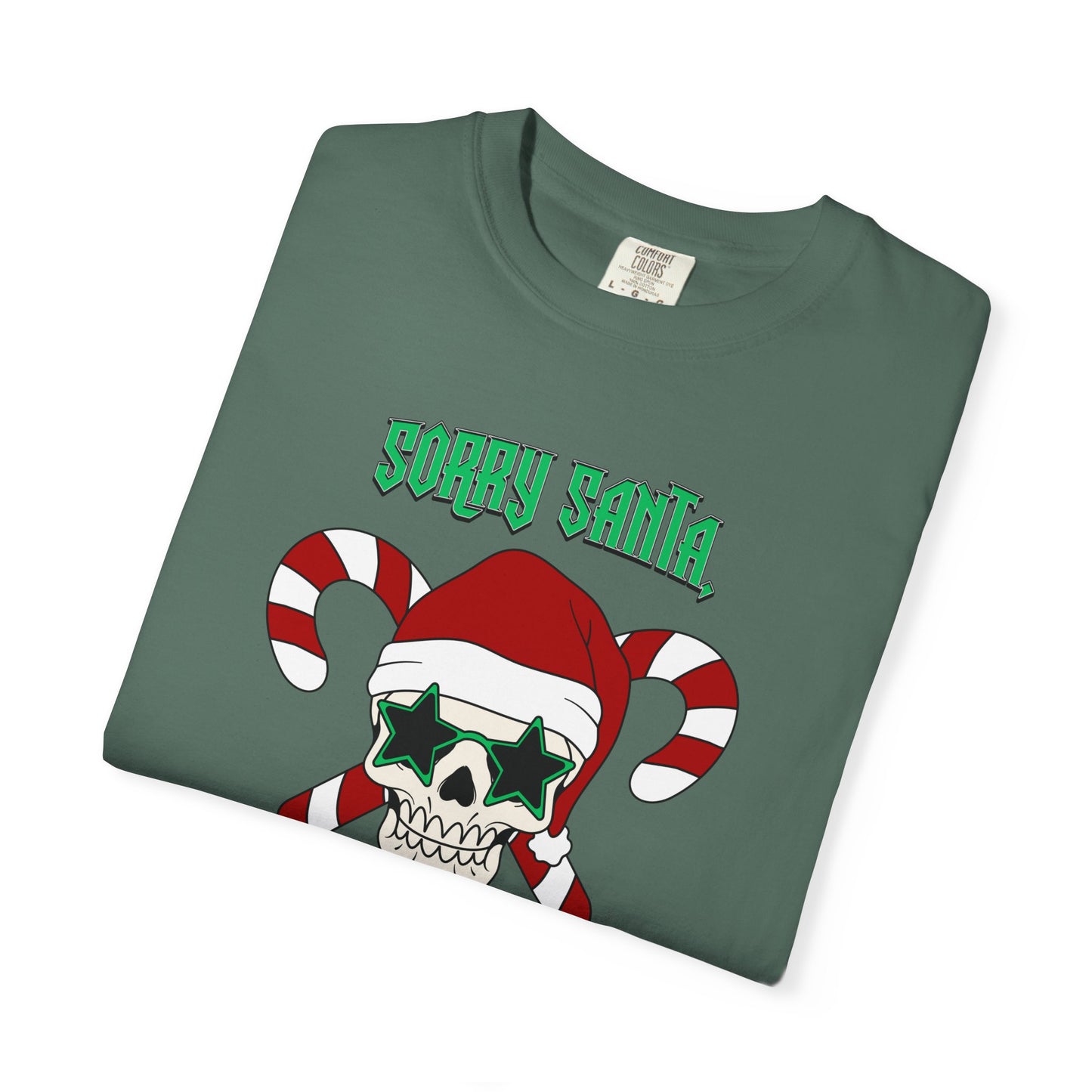 Sorry Santa Comfort Colors Tee