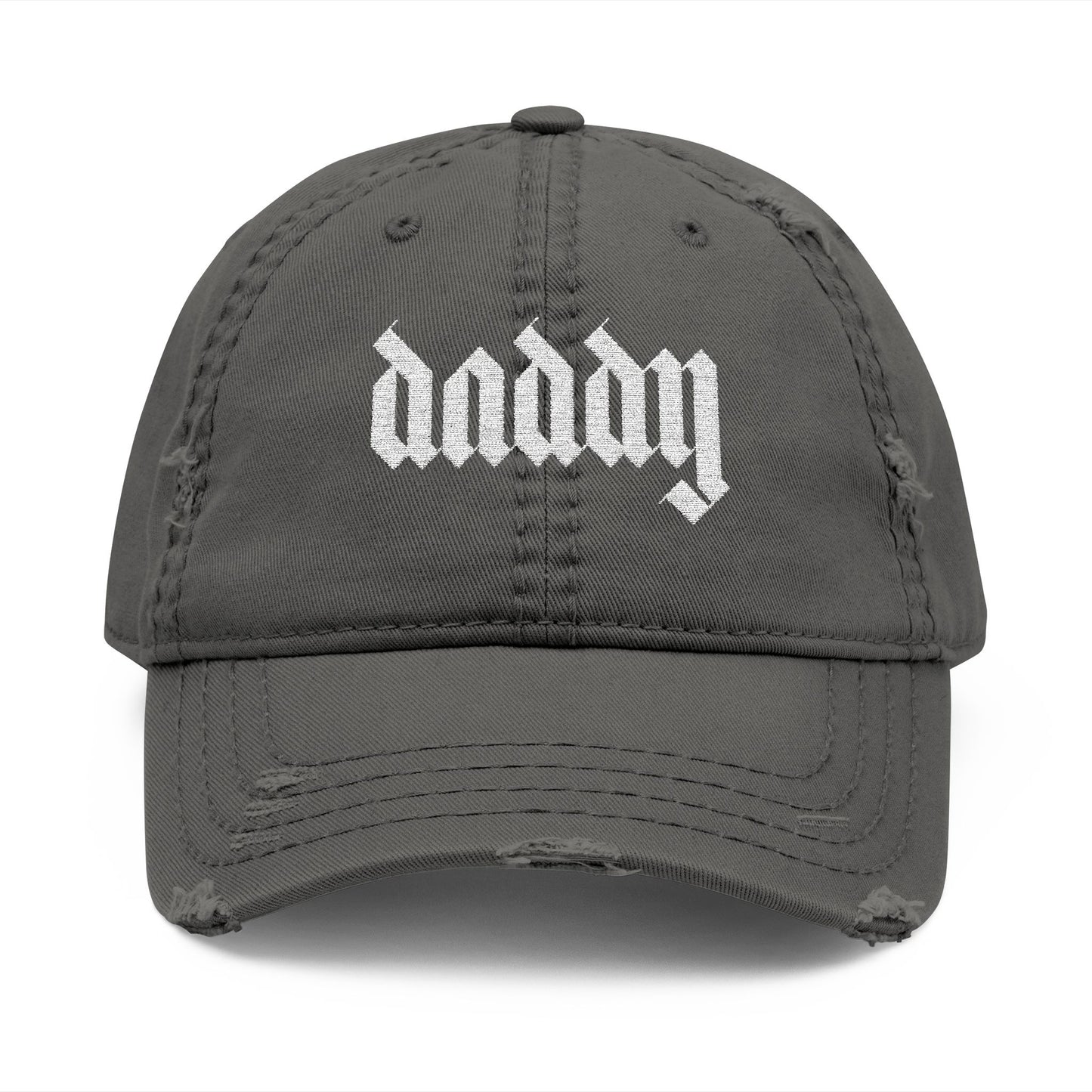 Daddy Distressed Hat (Embroidery)