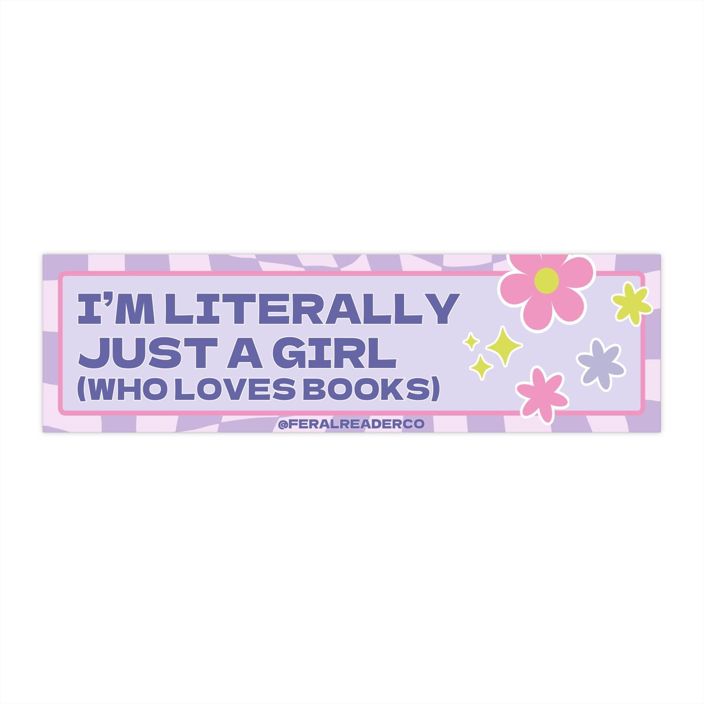 Just a Girl Bumper Sticker
