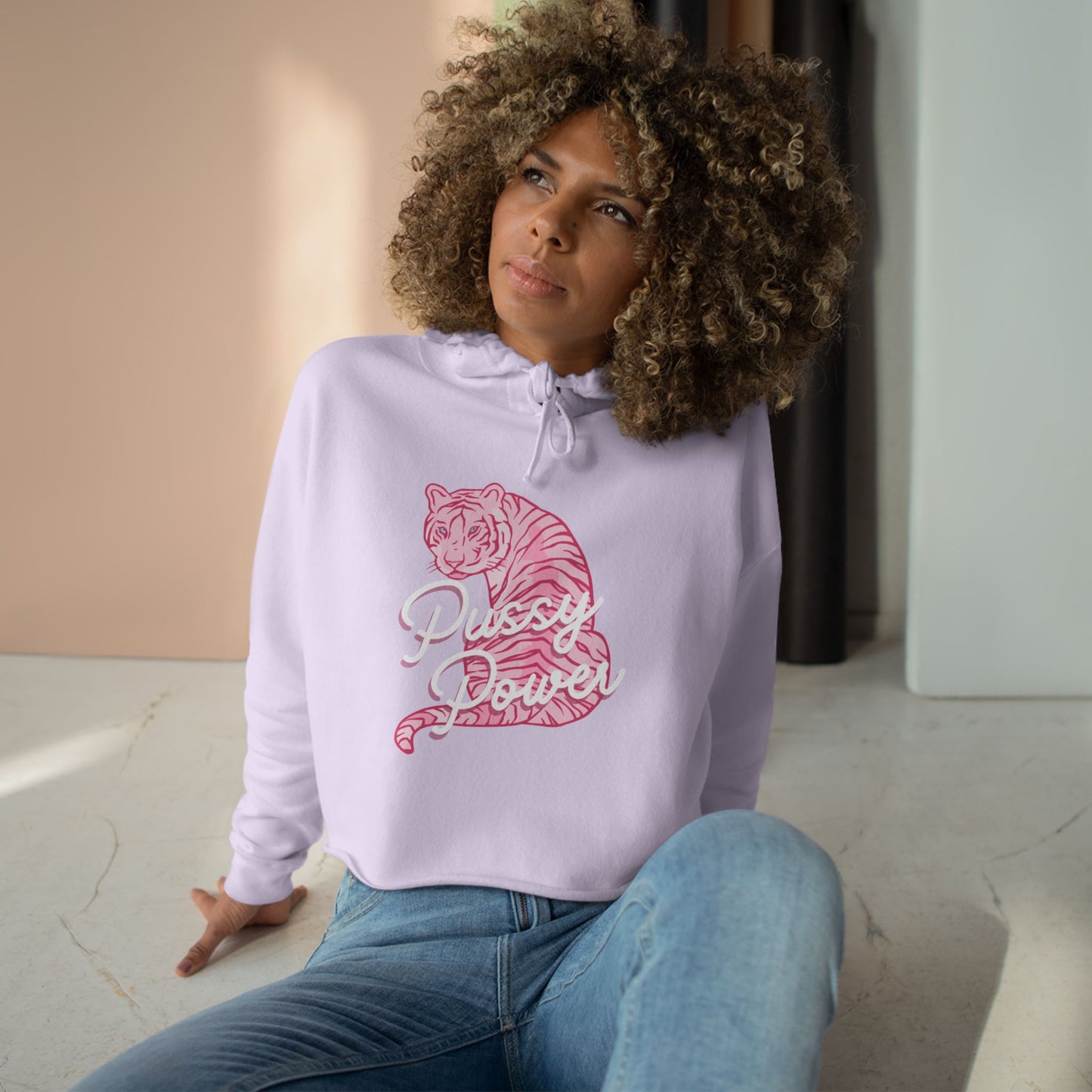Pussy Power Crop Hoodie