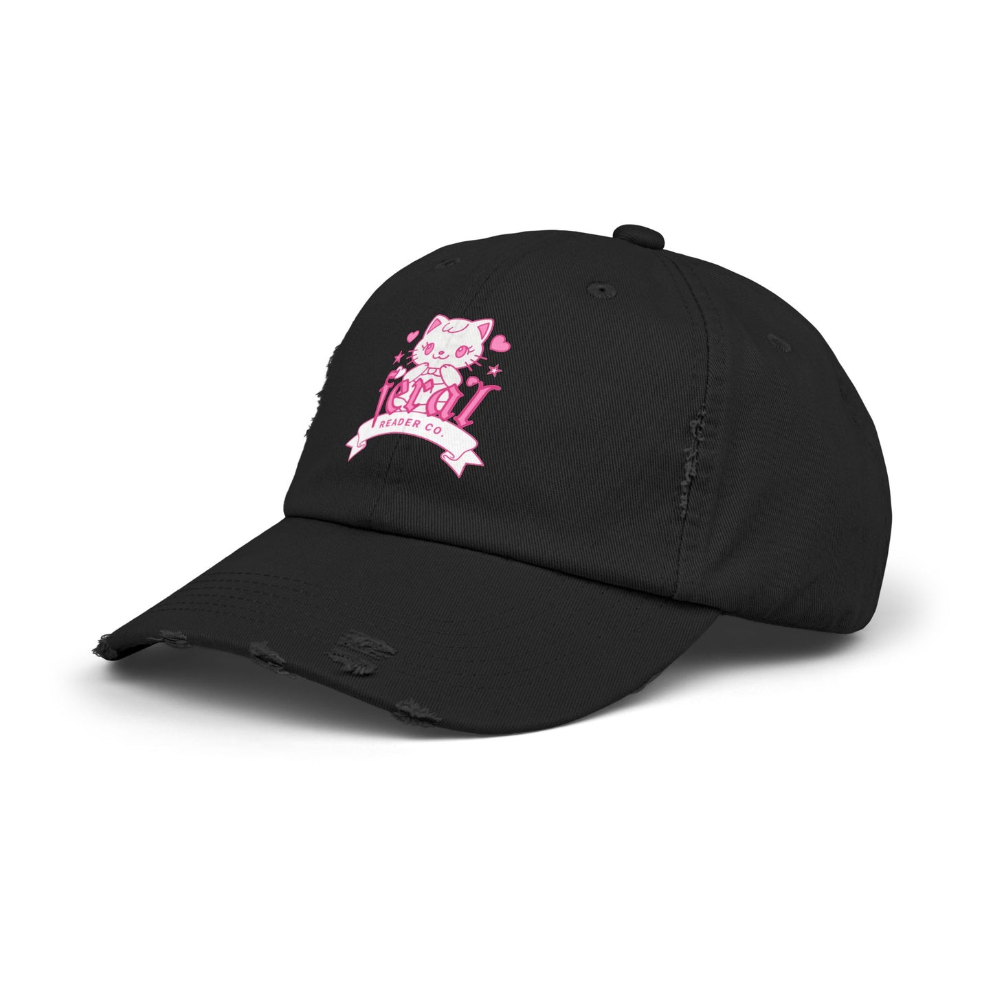 Feral Kitty Distressed Hat