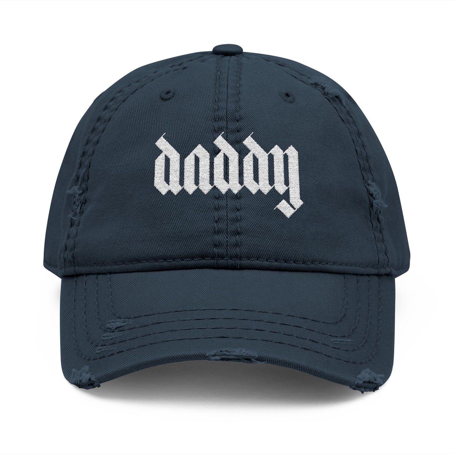 Daddy Distressed Hat (Embroidery)