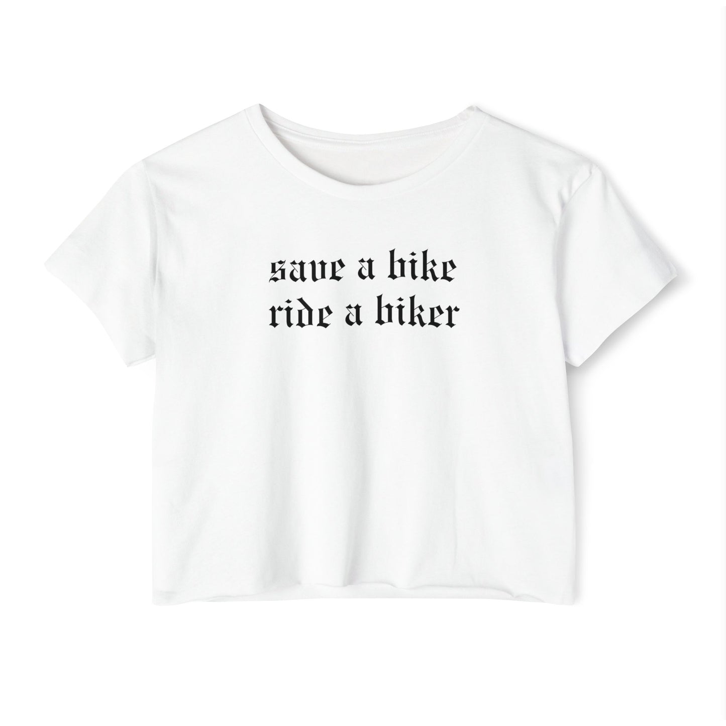 Save a Bike Crop Top