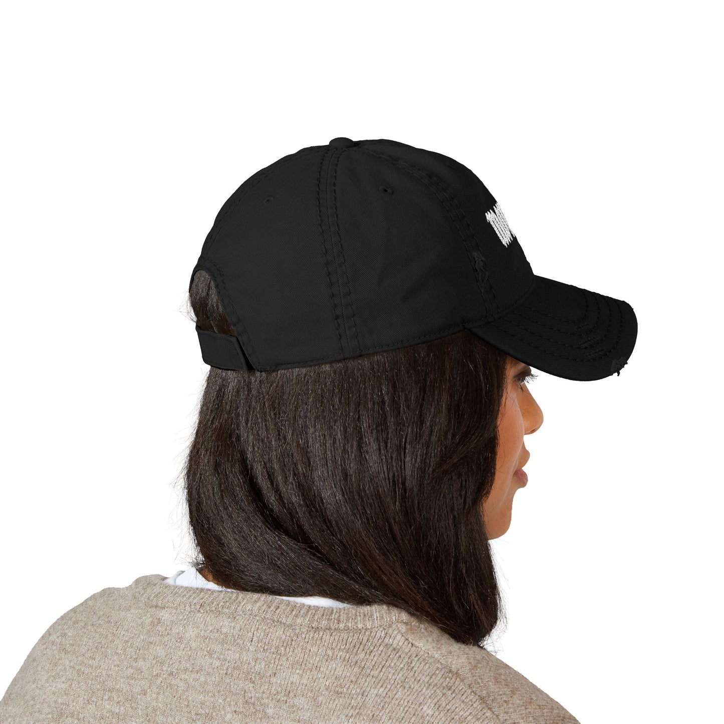 Mommy Distressed Hat (Embroidered)