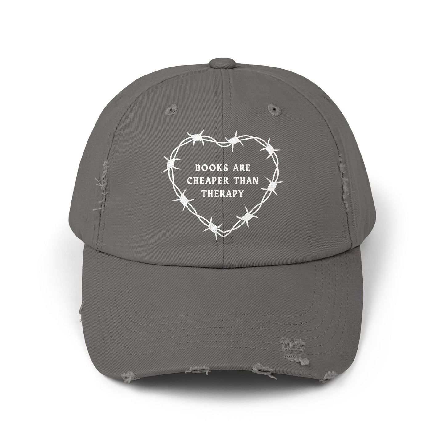 Cheaper than Therapy Distressed Hat