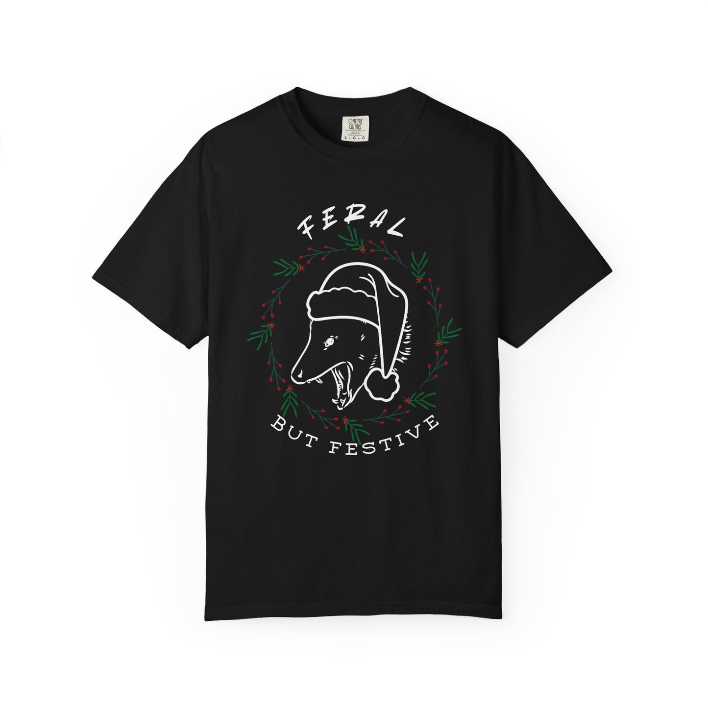 Feral but Festive Comfort Colors Tee