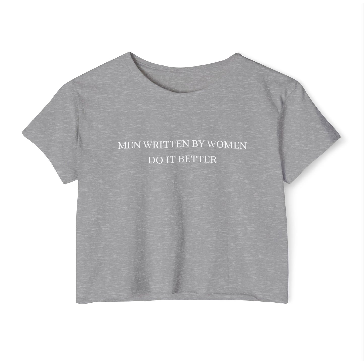 Men Written by Women Crop Top