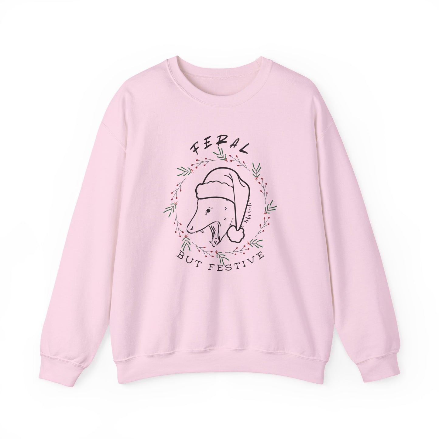 Feral but Festive Crewneck