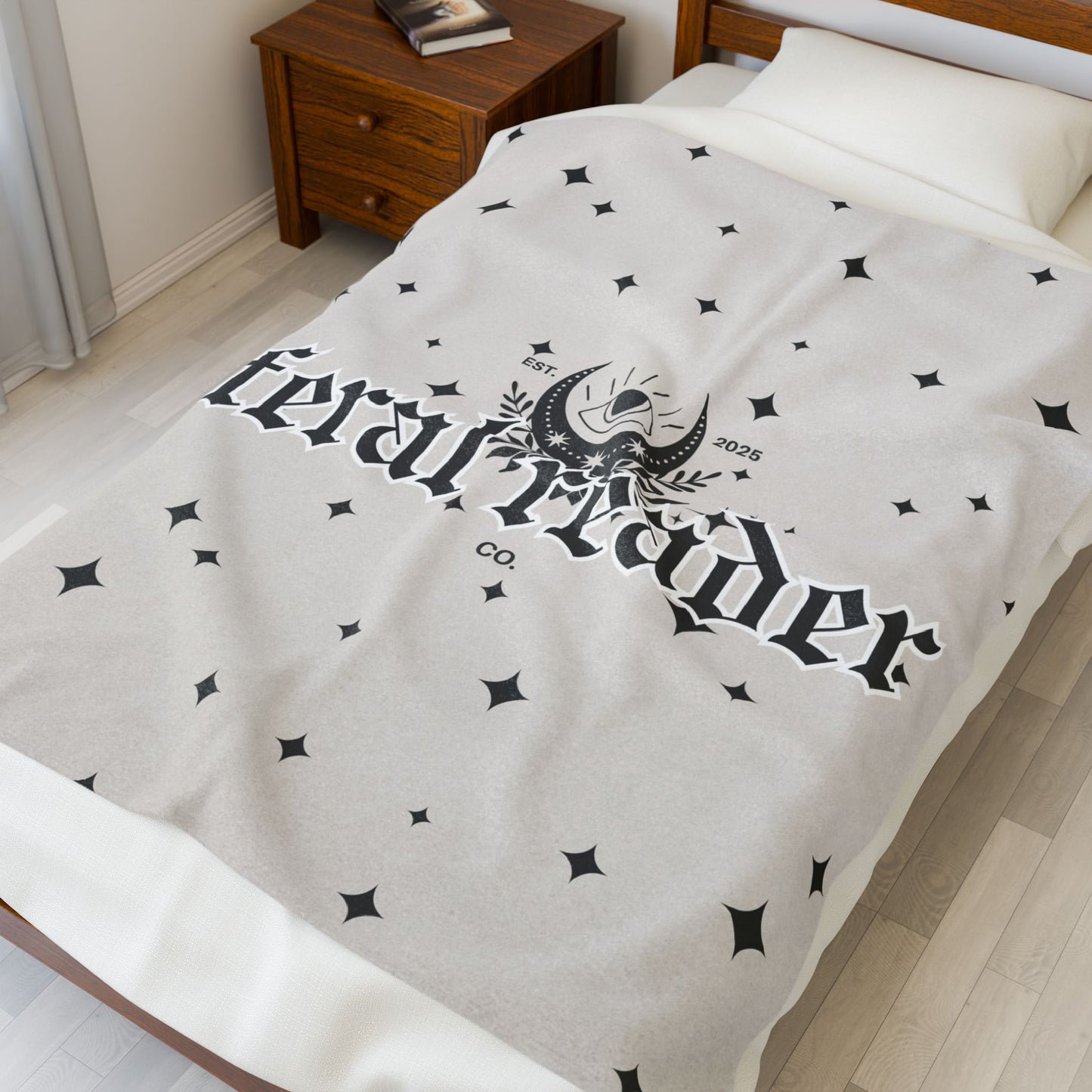 All Seeing Velveteen Plush Blanket