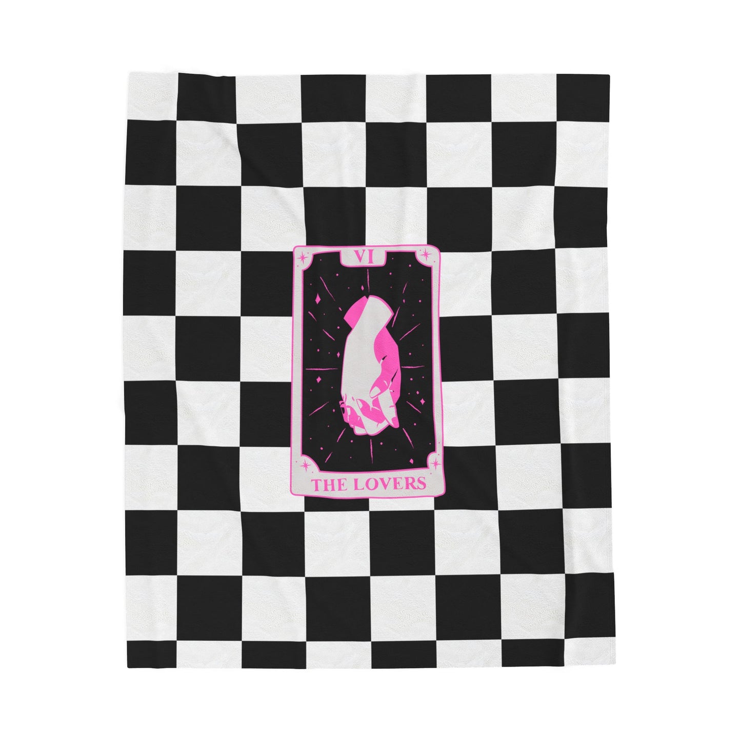 The Lovers Velveteen Plush Blanket