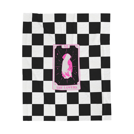 The Lovers Velveteen Plush Blanket