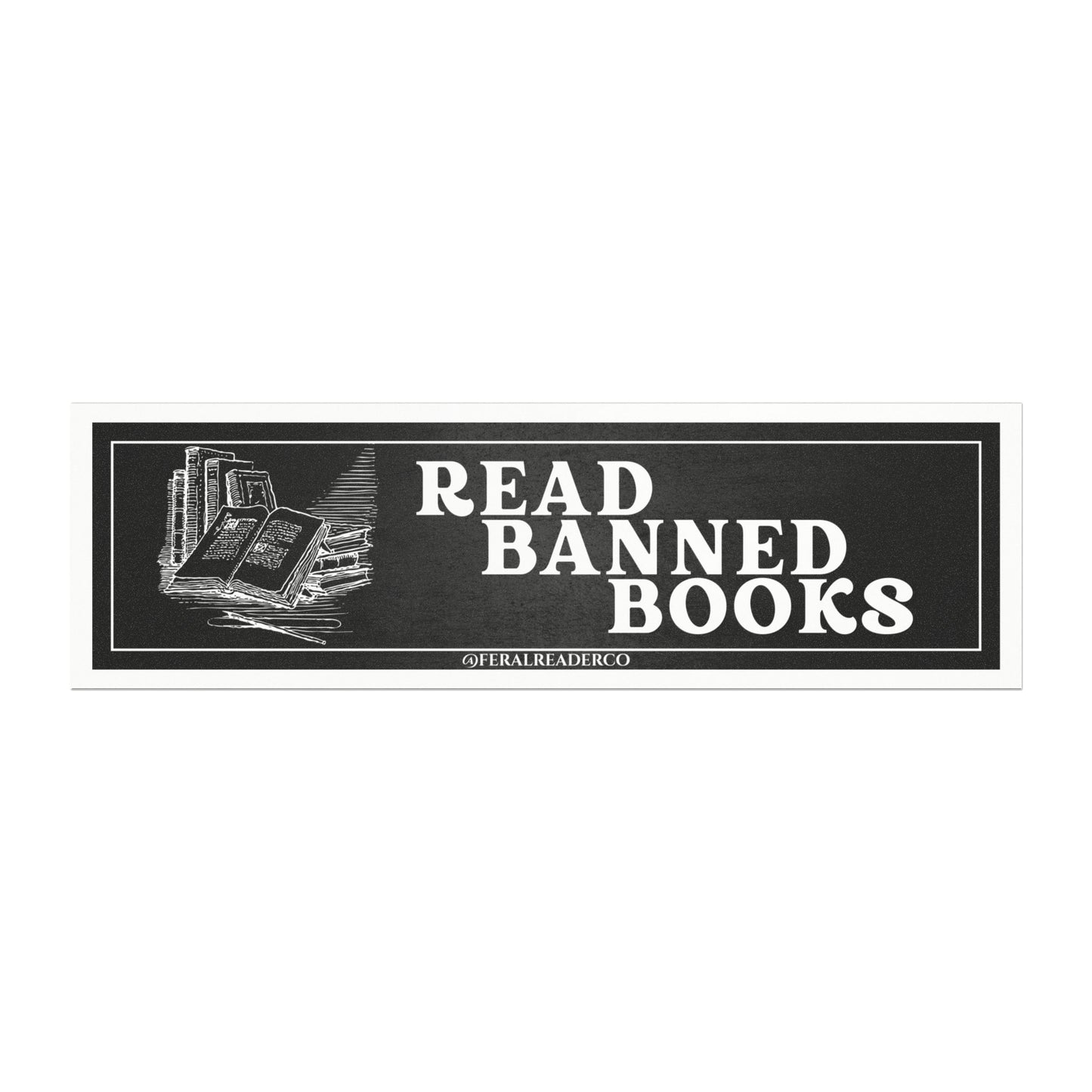 Banned Books Car Magnet