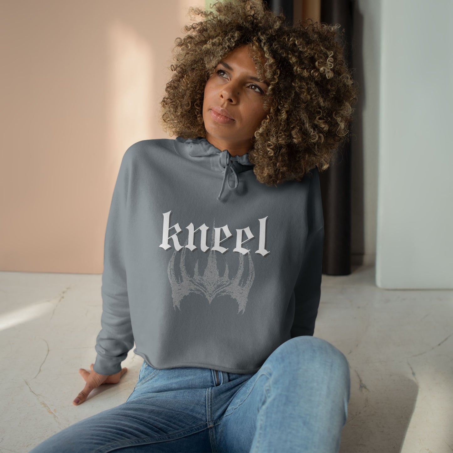 Kneel Crop Hoodie