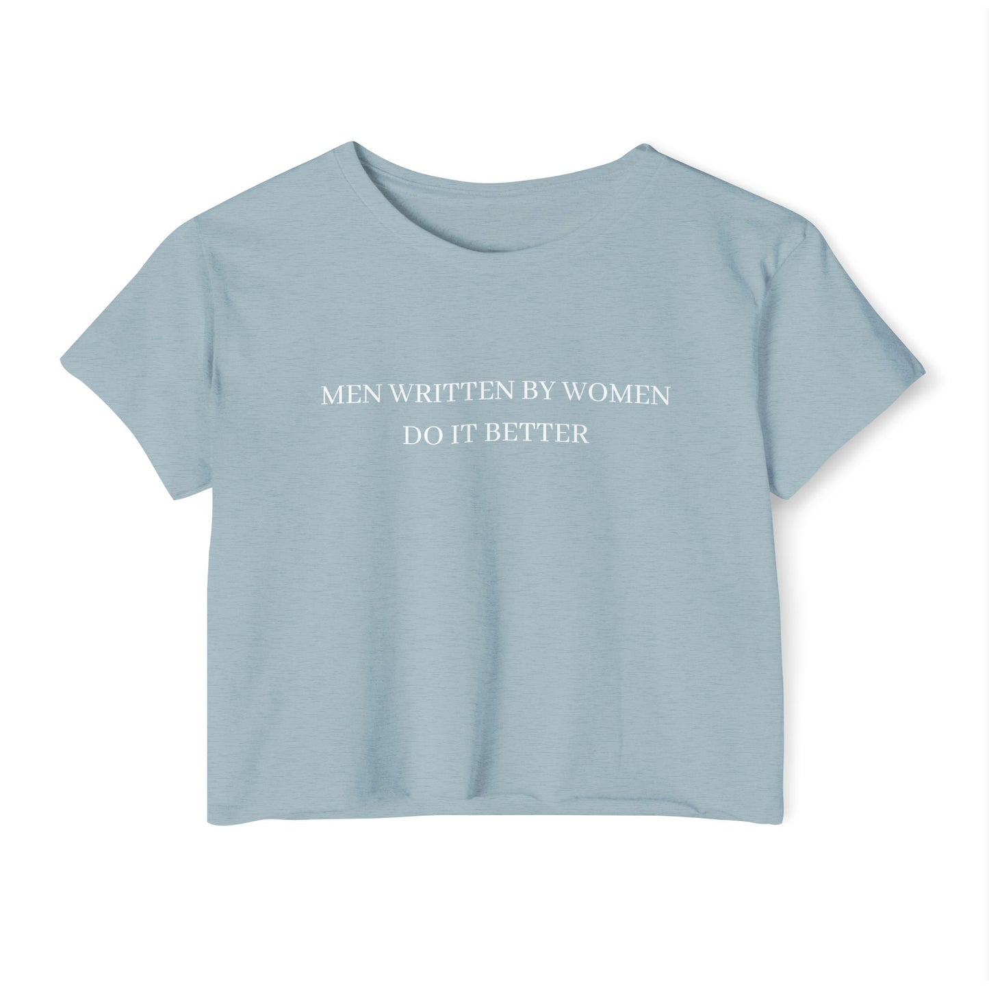 Men Written by Women Crop Top