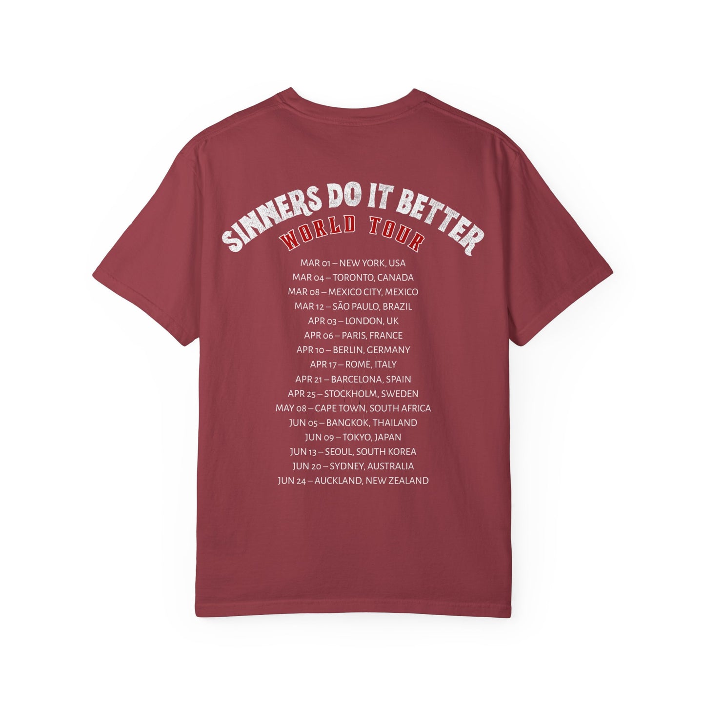 Sinners Do It Better Tour Comfort Colors Tee