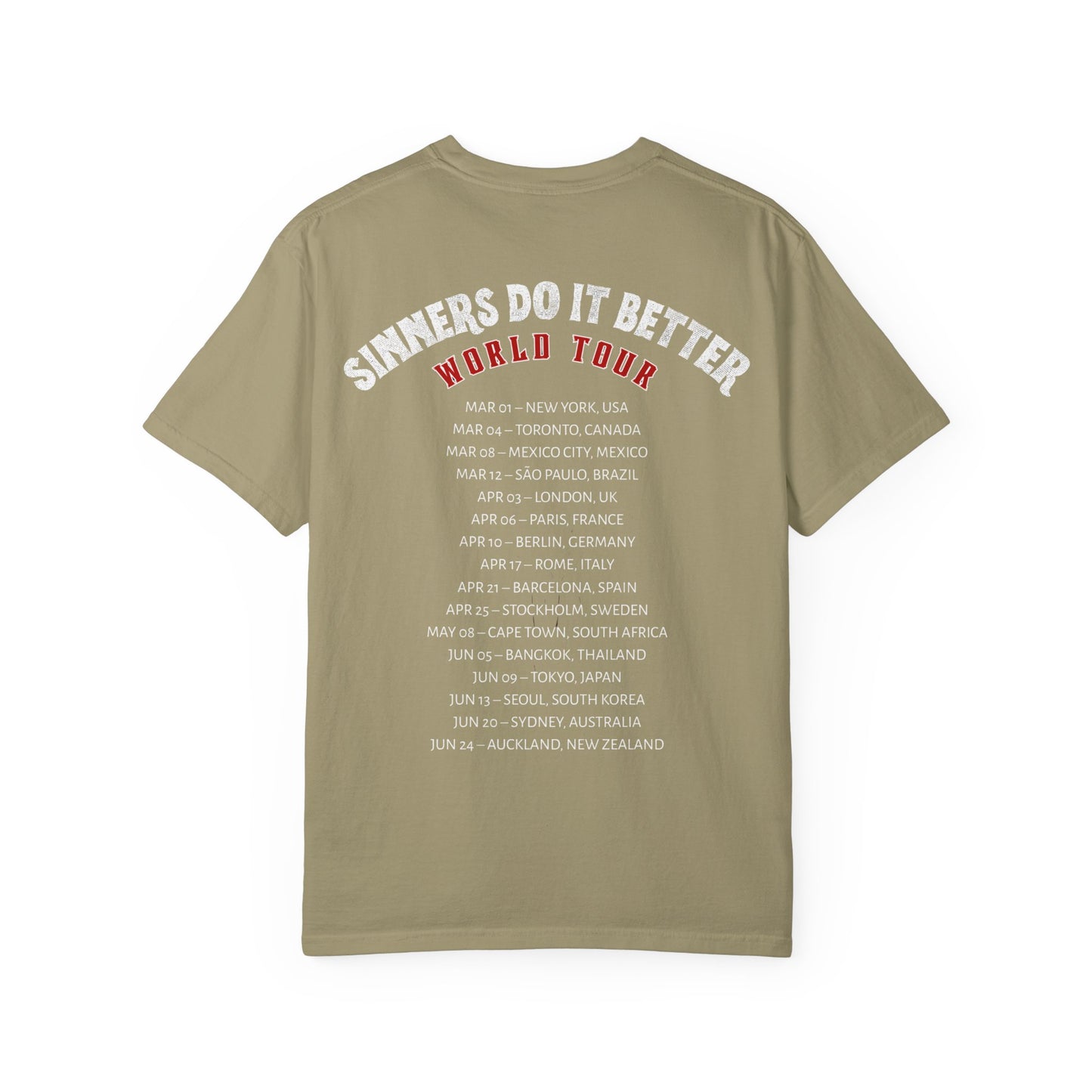 Sinners Do It Better Tour Comfort Colors Tee