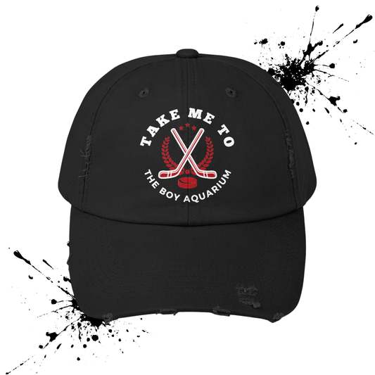 Boy Aquarium Distressed Hat