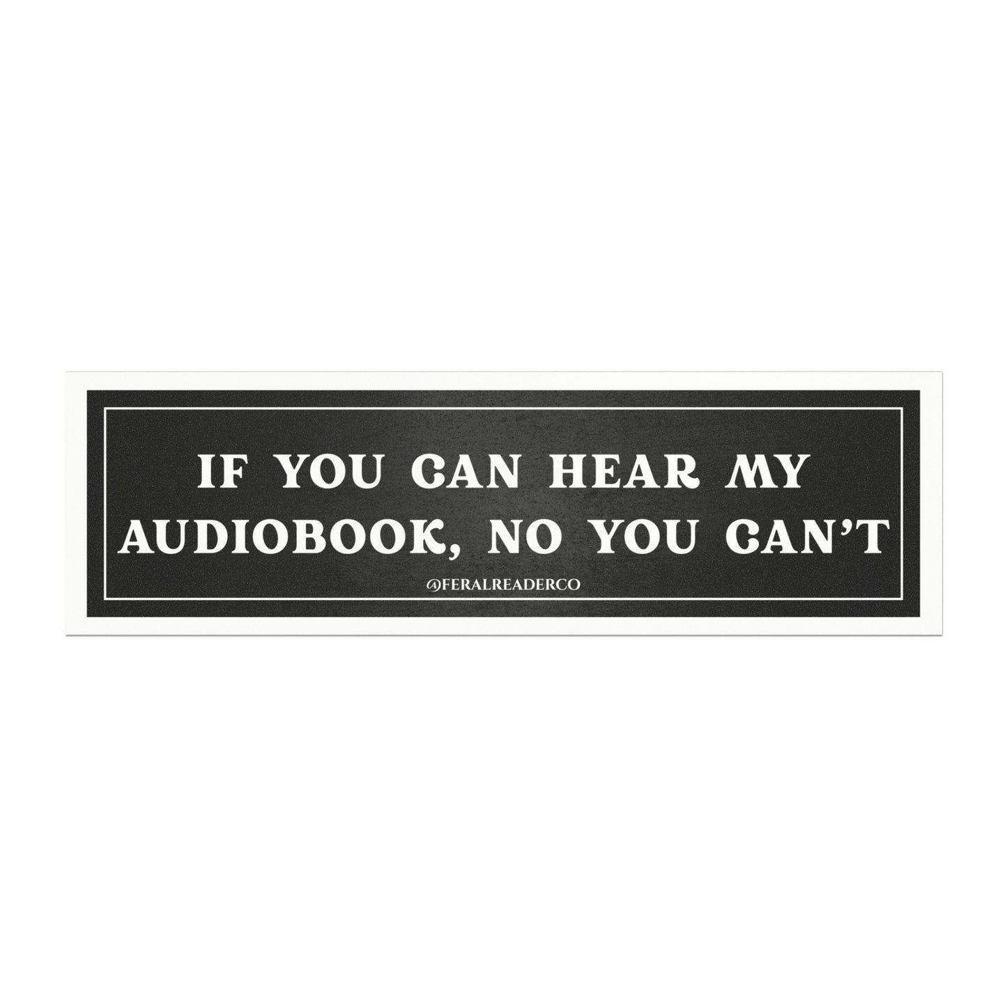 Audiobook Car Magnet