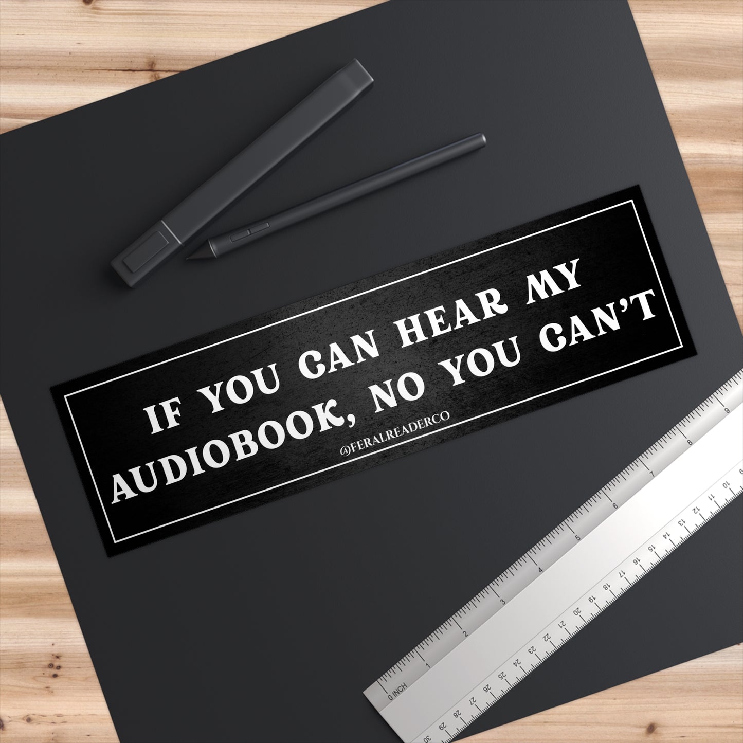 Audiobook Bumper Sticker