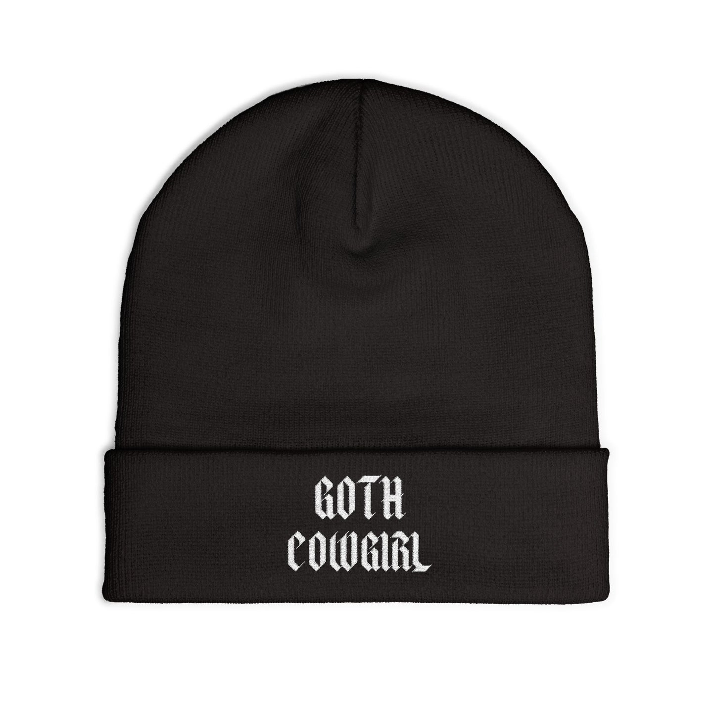 Goth Cowgirl Beanie (Embroidery)