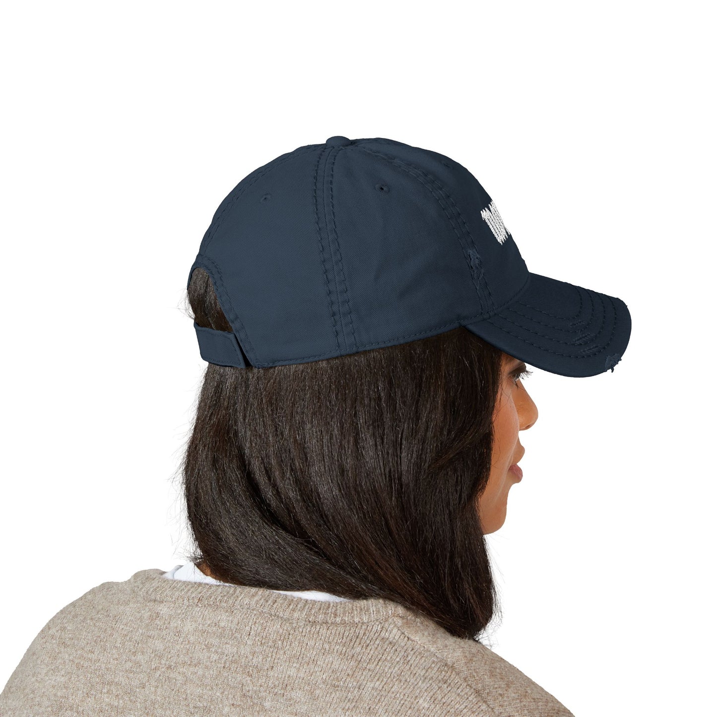 Mommy Distressed Hat (Embroidered)