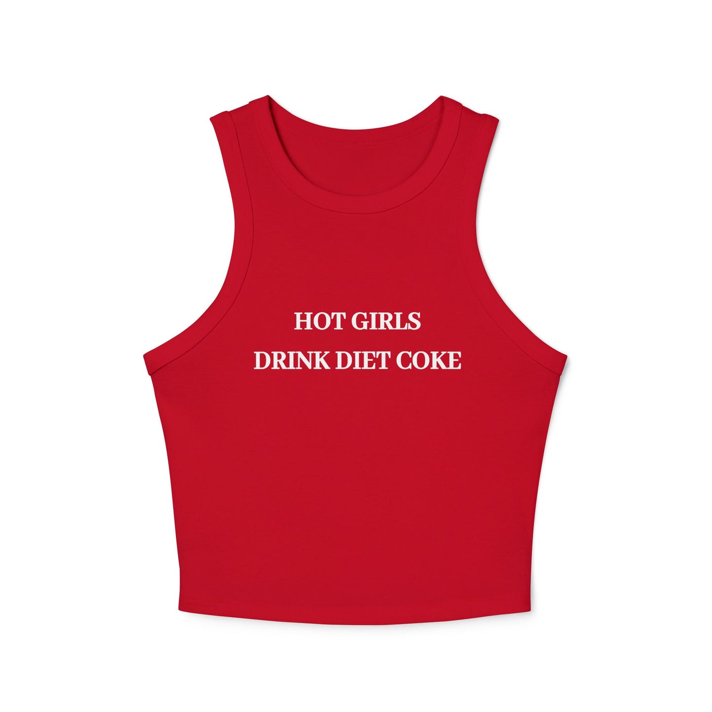 Hot Girls Drink Diet Coke Micro Rib Racer
