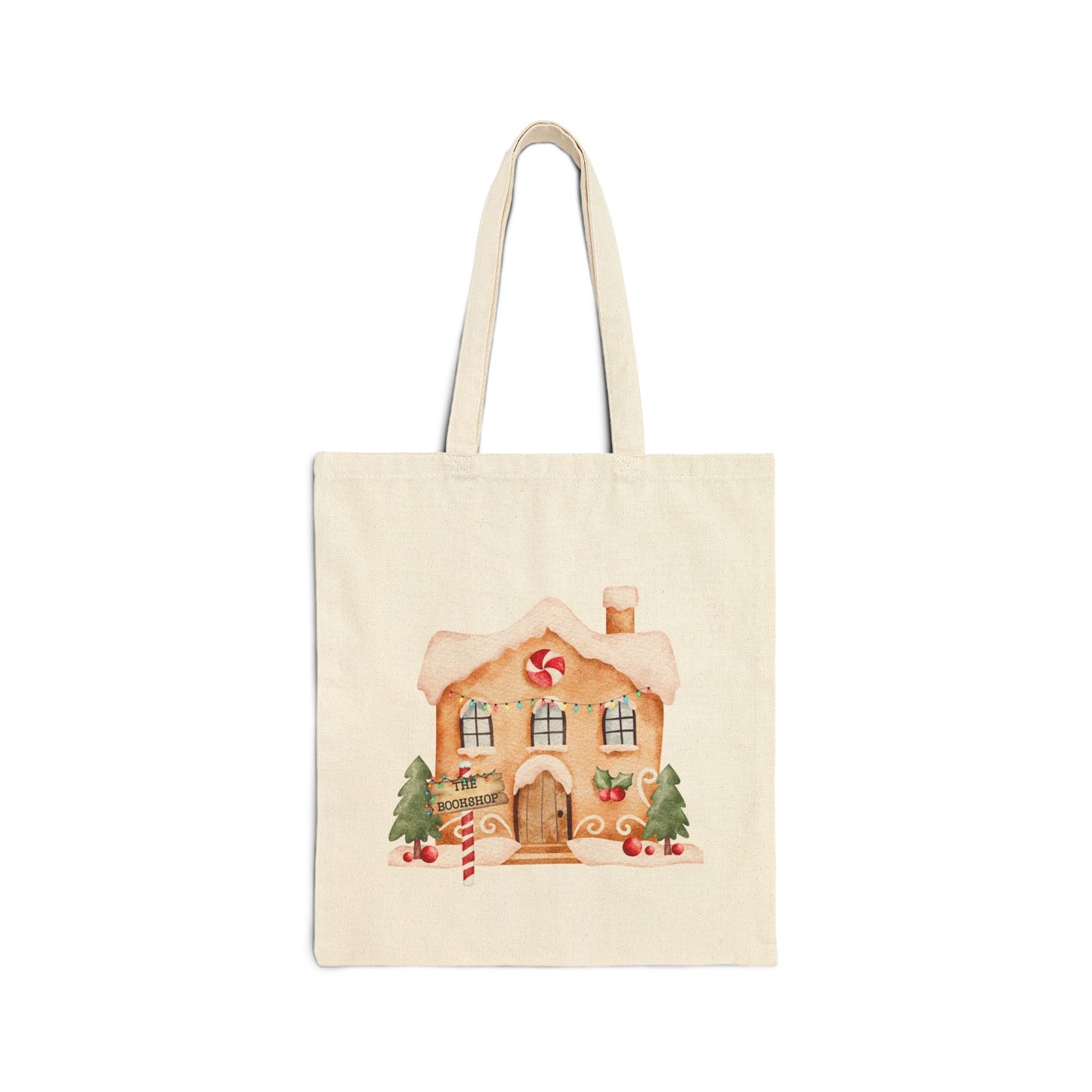 The Bookshop Cotton Canvas Tote Bag