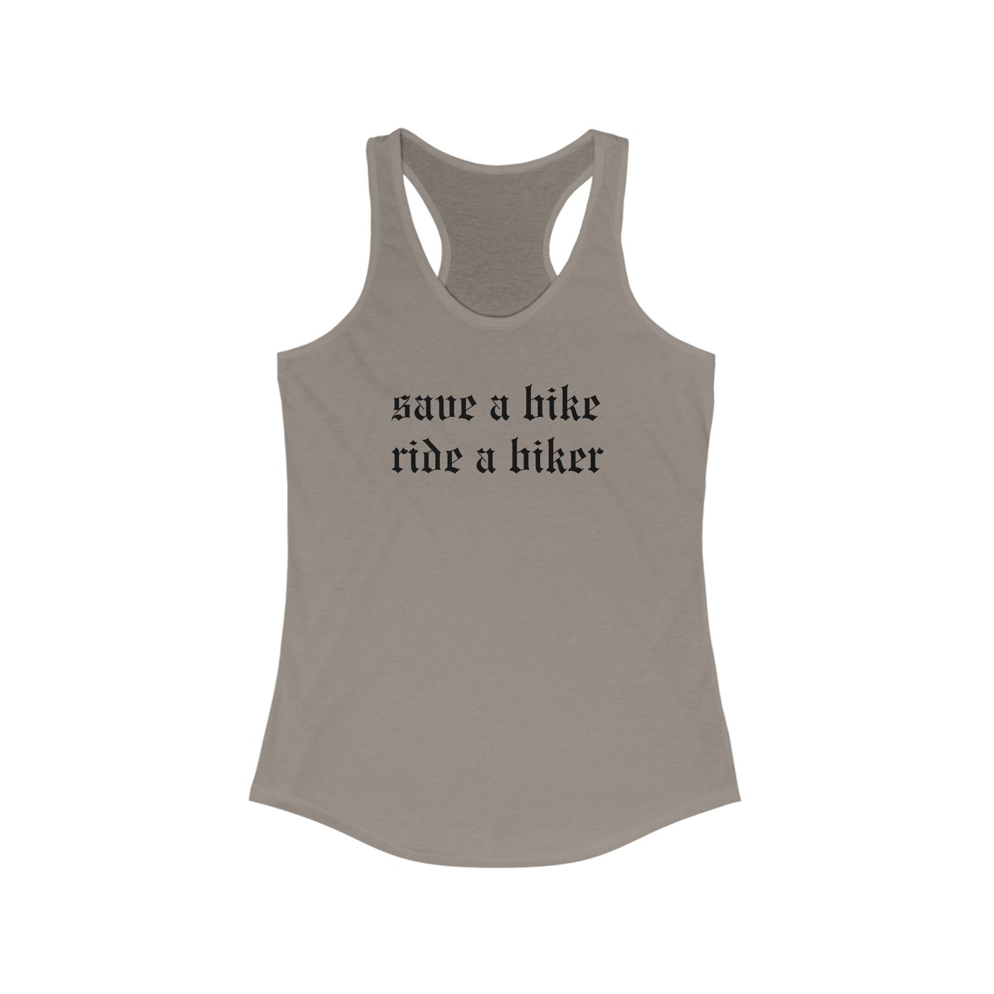 Ride a Biker Racerback Tank