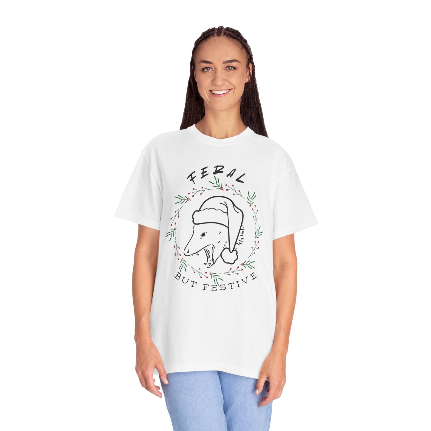 Feral but Festive Comfort Colors Tee