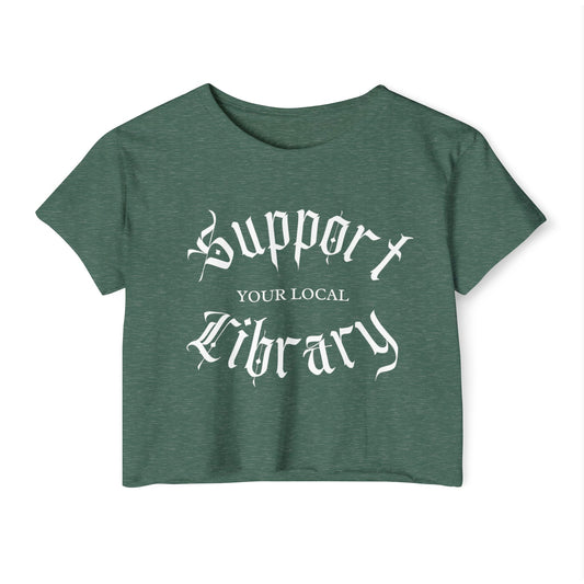 Local Library Crop Top