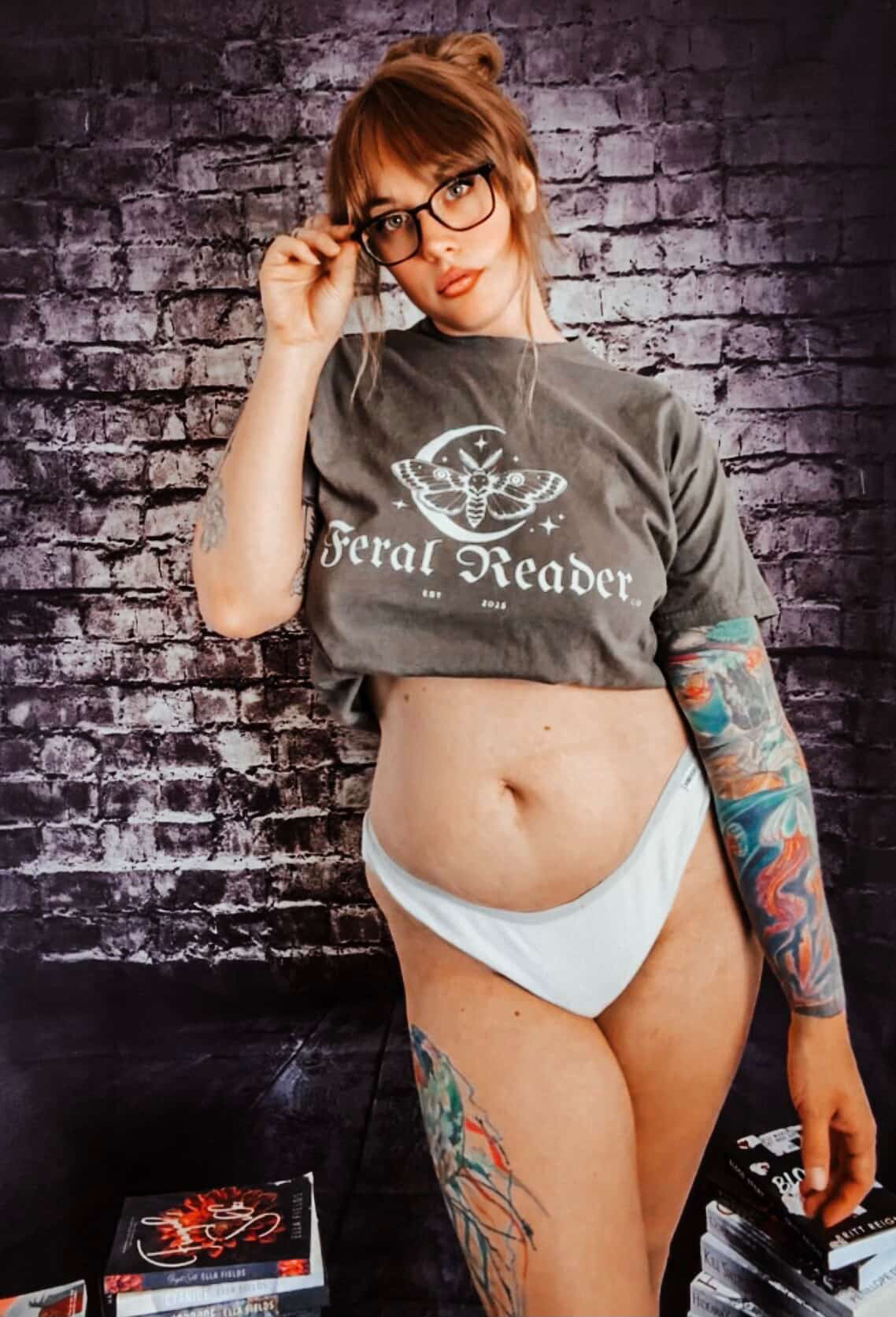 Feral Reader Co. Logo Tee