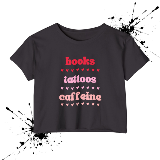 Books, Tattoos, Caffeine Crop