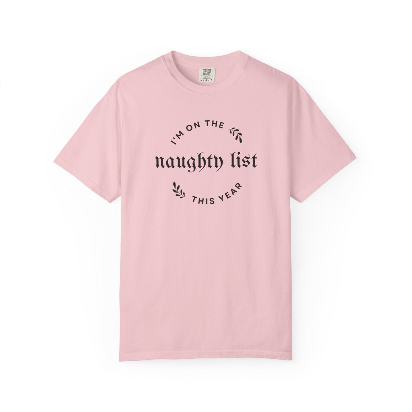 Naughty List Comfort Colors Tee