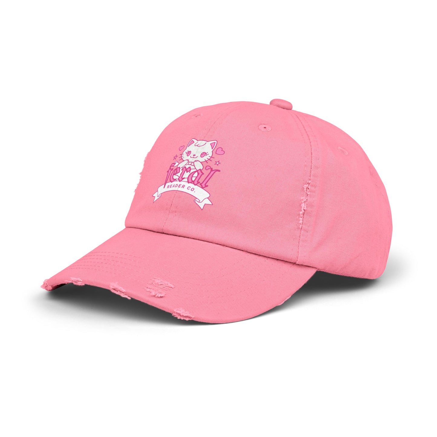 Kitty Distressed Hat