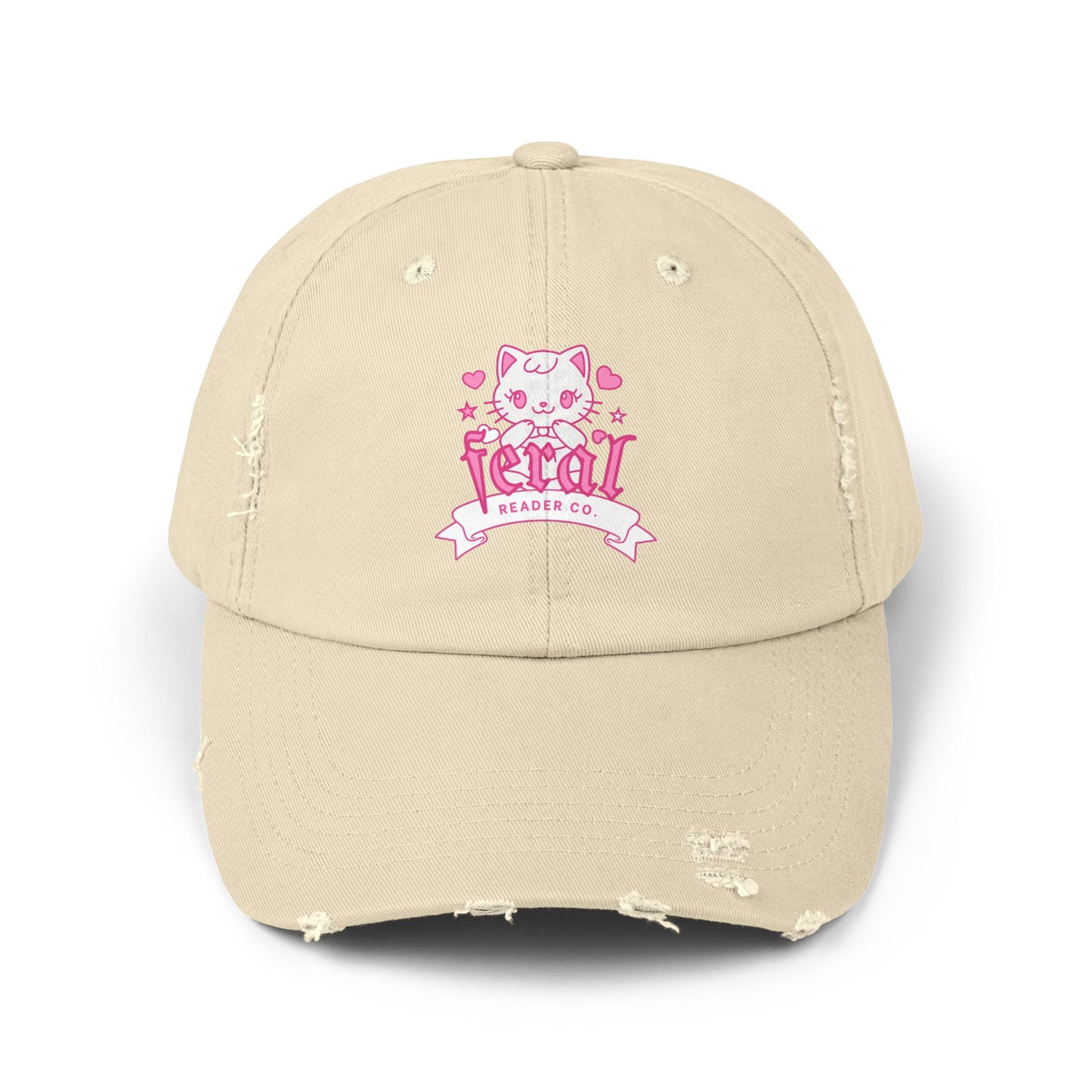 Feral Kitty Distressed Hat